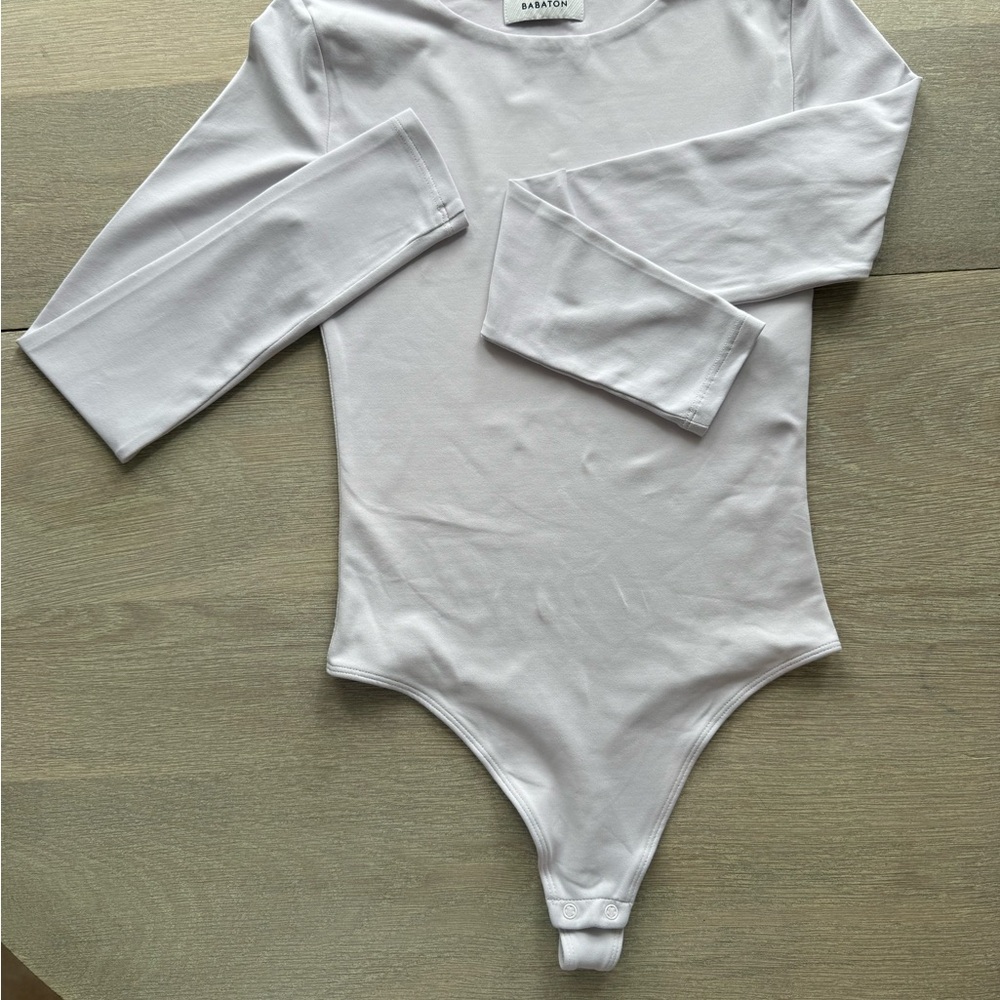 Babaton Lilac Crewneck Bodysuit